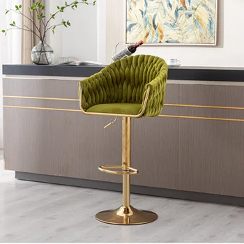 Бутик-новый барный стул Nordic light роскошный подъемный вращающийся барный стул современный простой барный стул домашний стул 1