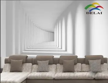 MO-1256 Белый настенный фон 3D настенная роспись современное и простое украшение стен для расширения пространства в гостиной или диванного пространства