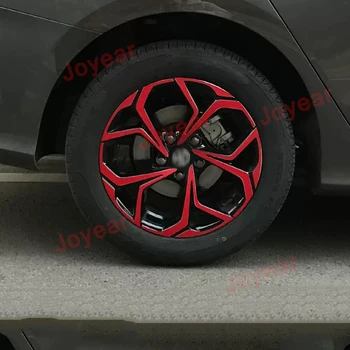 Для MG MG5 2021 Отделка автомобильных колес, накладки на обод автомобиля, износостойкие наклейки, наклейки на колеса, Аксессуары для интерьера
