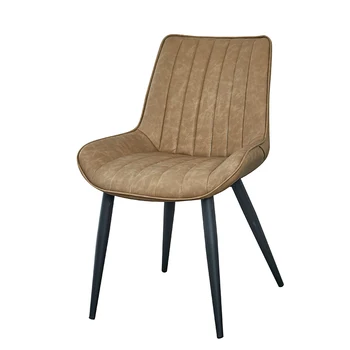 Скандинавский обеденный стул для кухни, современный минималистичный домашний стул со спинкой, креативный простой дизайн ногтей, Ресторанный повседневный стул 4
