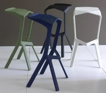 Современный дизайн Пластиковый Штабелируемый барный стул Miura Популярный барный стул стул для кафе табурет для питья популярный табурет для кухонной стойки 3