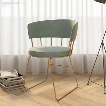 Компьютерный зал Скандинавские стулья Дизайнерский ресторан роскошное Кресло для гостиной С мягкой обивкой Современная мебель Sillas