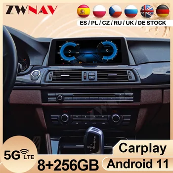 256G Android Экран Для BMW 5 Серии F10 F18 2011 2012 2013 2014 2015 2016 2017 Аудио Радиоприемник GPS Видеоплеер Головное Устройство 0