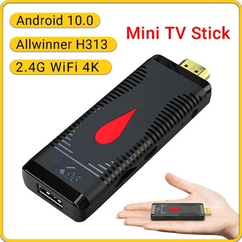 X96 S400 Mini TV Stick 2G/16G Android 10,0 Smart TV Box 2,4 G WiFi 4K H.265 HEVC Allwinner H313 Телеприставка Медиаплеер X96 S400