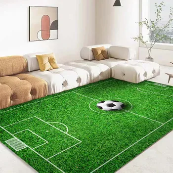 Футбольное поле, футбольный коврик для спальни, Ковер для гостиной, кухонные коврики, домашний декор, нескользящий коврик для пола, 15 размеров 1