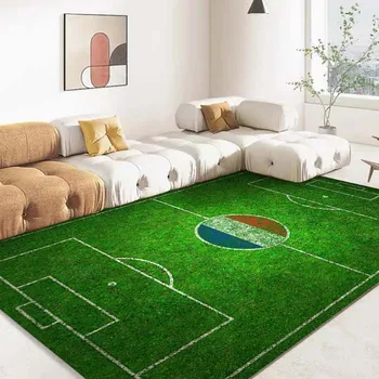 Футбольное поле, футбольный коврик для спальни, Ковер для гостиной, кухонные коврики, домашний декор, нескользящий коврик для пола, 15 размеров 4