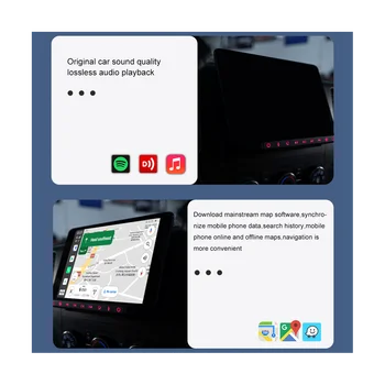 CarlinKit Carplay Ai Box Android 11,0 3 + 32G Мультимедийный Плеер 4GLTE WIFI Аудио GPS Навигация Netflix для Автомобиля NA