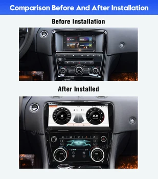 Android 8 128G Для Jaguar XJ XJL 351 2009-2017 2018 Автомобильный Мультимедийный Плеер Авто GPS Навигация Головное Устройство Радио Панель Переменного Тока 1