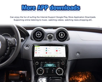 Android 8 128G Для Jaguar XJ XJL 351 2009-2017 2018 Автомобильный Мультимедийный Плеер Авто GPS Навигация Головное Устройство Радио Панель Переменного Тока 3