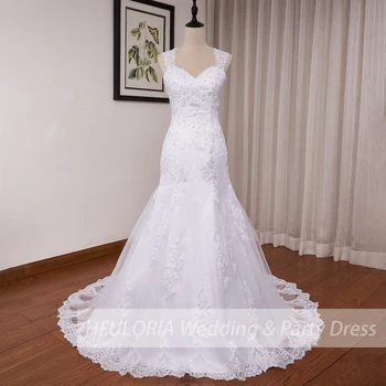 Свадебные платья принцессы Русалки, белое свадебное платье, плюс размер, кружевное платье невесты, расшитое бисером, Свадебное платье на заказ