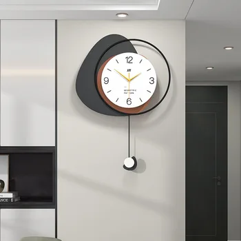 Домашний декор Настенные часы 3D Часы для гостиной Кухонные часы Украшение дома Подвесной часовой механизм