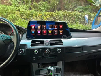 12,3-дюймовый автомобильный мультимедийный плеер Android 11 Головное устройство для BMW 5 серии E60 E61 2003-2012 CCC CIC Автомобильное радио Стерео GPS Навигация 3