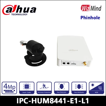 Комплект сетевой камеры WizMind с скрытым контактным отверстием Dahua 4MP IPC-HUM8441-E1-L1, поддержка ONVIF, распознавания лиц, IVS, POE
