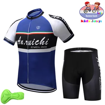 Летний комплект велосипедной майки, детская велосипедная одежда, комплект велосипедной майки для мальчиков, быстросохнущая прекрасная детская велосипедная одежда, костюм Roupa Ciclismo
