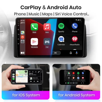 Junsun V1 AI Voice Wireless CarPlay Android Авторадио для Mazda 6 GH 2007-2012 4G Автомобильный Мультимедийный GPS 2din автомагнитола 3
