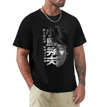Футболка Хидео Кодзимы, милая одежда, футболки для тяжеловесов, аниме, футболки оверсайз для мужчин