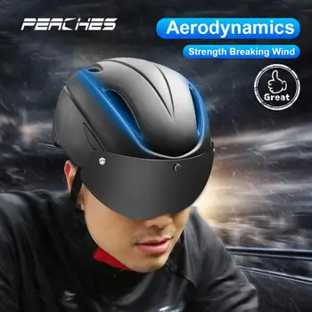 Защитный шлем для шоссейного/ mtb велоспорта, Вентилируемый Удобный шлем для шоссейного велосипеда, шлем для горного велосипеда, обтекаемый с очками, Велосипедный шлем, Новый