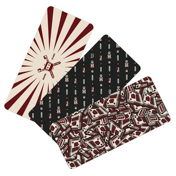 Дизайн Game Over Большой игровой коврик для мыши Ткань с произвольным рисунком Натуральный Каучук Черно-красный Коврик для мыши Настольный коврик Со швами
