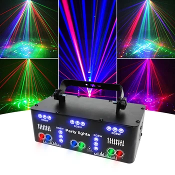 Светодиодная лампа для сцены с 21 линзой, DJ-проектор, лазерный луч для вечеринки в ночном клубе и баре
