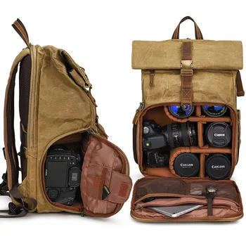 Камера M485 Холст, батик, водонепроницаемая фотография, уличная износостойкая большая фотокамера для рюкзака Fujifilm Nikon Canon Sony