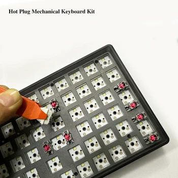 ZUOYA 68key gaming Mechanical Keyboard kit Беспроводная Bluetooth 2.4 G 3-режимная Клавиатура Для планшетных ПК 1