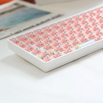 ZUOYA 68key gaming Mechanical Keyboard kit Беспроводная Bluetooth 2.4 G 3-режимная Клавиатура Для планшетных ПК 5
