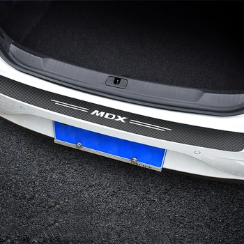 автомобильные наклейки из углеродного волокна в багажнике автомобиля 1шт для автомобиля Acura MDX Автомобиль