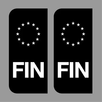 Наклейка на автомобильный номерной знак FIN, наклейки на номерной знак Union Slovenija, Виниловые автомобильные наклейки Jack No Eu Flag Brexit