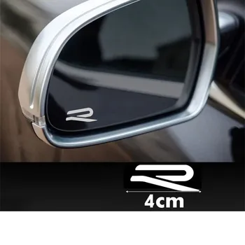 2ШТ Водонепроницаемая наклейка для автомобиля R Standard Performance, наклейка для украшения бокового зеркала заднего вида с надписью для Volkswagen Golf GTI