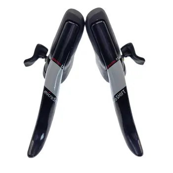 Велосипедные переключатели MicroSHIFT Centos Drop Bar Shifters 2 × 11 Совместимы с 11 Скоростными Дорожными переключателями Shimano запчасти для велосипедов
