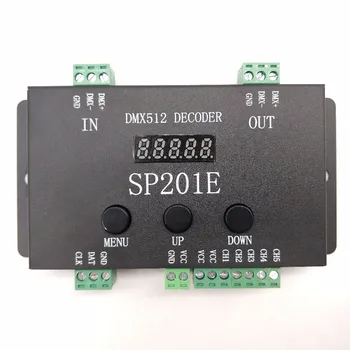 SP201E; DMX-декодер; Преобразователь сигналов DMX-SPI, поддержка TM1804 / TM1809 / WS2811 / UCS1903 и т. Д 0