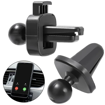 Универсальный портативный автомобильный держатель для телефона с шаровой головкой, фиксированная подставка для воздухоотвода, противоскользящий кронштейн для iPhone Samsung, аксессуары для кронштейнов