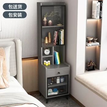 высококлассная, простая и современная прикроватная полка, легкий и роскошный шкаф для хранения вещей, многофункциональный прикроватный шкаф для спальни