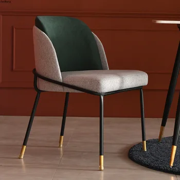 Скандинавский обеденный стул, легкая роскошная современная домашняя спинка, кресло для отдыха в ресторане, простой Годлен, американский рабочий стул, креативный