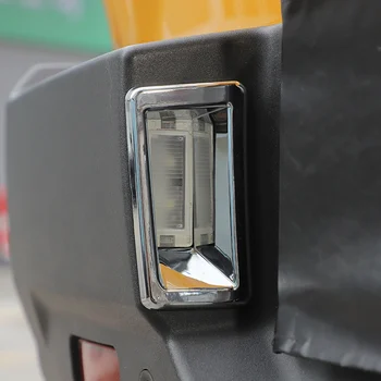 Наклейка с отделкой крышки фонаря заднего номерного знака для Ford Bronco Sport 2021 2022 Аксессуары, ABS Серебристый 3