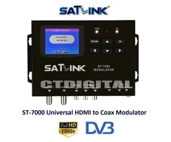 Satlink ST-7000 Радиочастотный выход ATSC модулятор H.264 vs ST7000 ST-6503 для США, Канады, Мексики и Японии от dhl