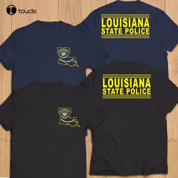 Новая креативная футболка с буквенным принтом, новые футболки с приталенным кроем для Департамента полиции штата Луизиана, Юнион Джастис Xs-5Xl