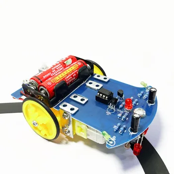 D2-7 Комплекты для проекта Smart Car, следующие за роботом, Интеллектуальный отслеживающий автомобильный комплект, Сварка электронных деталей DIY 3