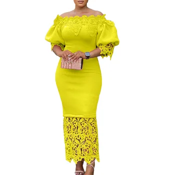 Летние африканские платья для женщин, клубные наряды, Дашики, Анкара, вечернее платье для вечеринки, женское кружевное облегающее платье, одежда в африканском стиле