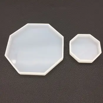 Геометрическая форма Шестиугольник Сердце Восьмиугольник Силиконовая форма DIY кристалл Эпоксидная смола плесень
