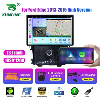 13,1-дюймовый автомобильный радиоприемник для Ford Edge 2013 2014 2015 Автомобильный DVD GPS Навигация Стерео Carplay 2 Din Центральный мультимедийный Android Auto