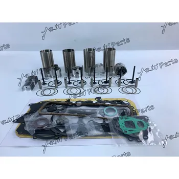 Бесплатная доставка Комплект гильз цилиндров 4P с комплектом прокладок Подшипник и клапанный механизм для двигателей Toyota 0