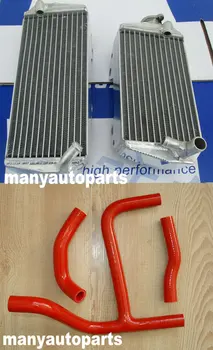 Алюминиевый радиатор и желтый шланг Y для SUZUKI RMZ450 RMZ 450 2008-2015 2009 2010 2011 12 13 14 15 2