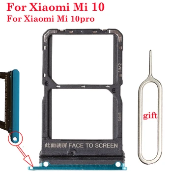 1шт Совершенно Новый Держатель Лотка Для Micro Nano SIM-карты Для Xiaomi Mi 10 Pro Слот Для SD-SIM-Карты Гнездо Адаптера Запасная Часть 0