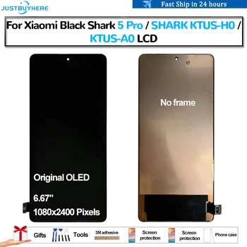 Оригинальный OLED Для Xiaomi Black Shark 5 Pro SHARK KTUS-H0 KTUS-A0 Pantalla ЖК-дисплей С Сенсорной панелью, Дигитайзер Экрана В сборе