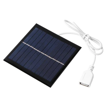 Солнечное зарядное устройство USB Мини-панель солнечных батарей, портативное солнечное зарядное устройство для мобильного телефона