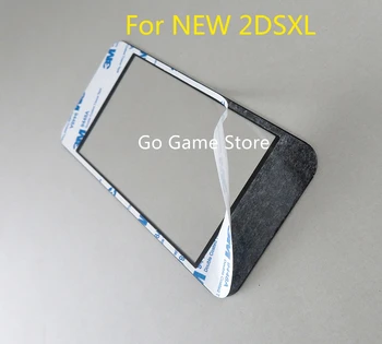 пластиковая передняя крышка ЖК-объектива для Nintendo New 2DS XL LL Верхняя защитная пленка для экрана для нового 2DSXL LL 0