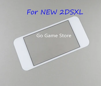 пластиковая передняя крышка ЖК-объектива для Nintendo New 2DS XL LL Верхняя защитная пленка для экрана для нового 2DSXL LL 1